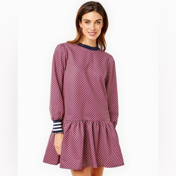 NWT Addison Bay Active Crepe Vine Dress Sz L - Picture 2 of 11